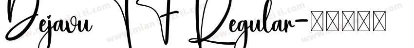 DejavuTF Regular字体转换